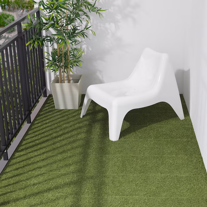 Vỉ Cỏ Nhân Tạo Có Cỏ Úa - Hàng Chuẩn Xuất Nhật 13 runnen decking outdoor artificial grass 0907954 pe674051 s5