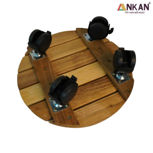 đế lót chậu cây có bánh xe