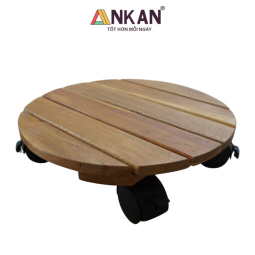 Đế Lót Chậu Cây Có Bánh Xe Màu Vàng D30cm