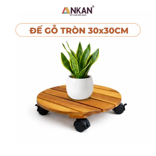 Trang Chủ 43 Đế Lót Chậu Cây Có Bánh Xe Màu Vàng D30cm