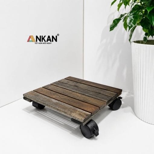 Kệ Để Chậu Cây Cảnh Màu Đen Hình Vuông Cạnh 30cm - Ảnh 5