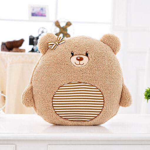 Bộ Chăn Gối Văn Phòng 3 Trong 1 Kiểu Gấu Nâu