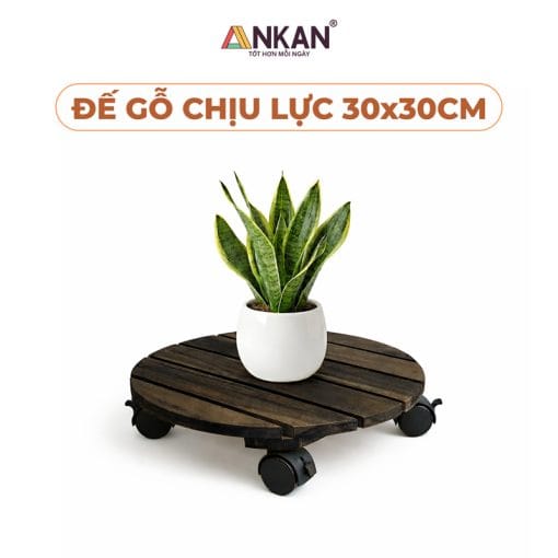 Đế Lót Chậu Cây Cảnh Màu Đen - Tròn 30cm