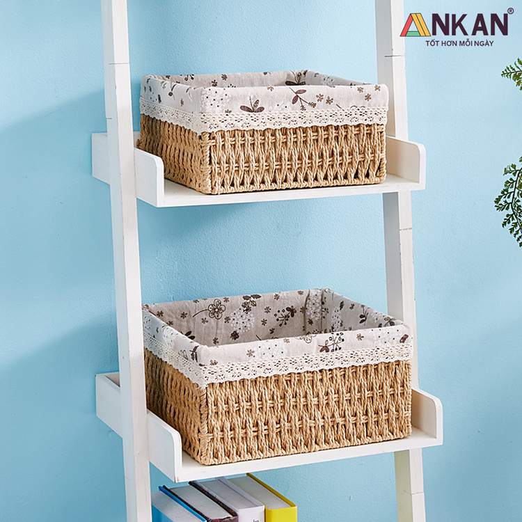 Giỏ Mây Đựng Đồ, Đựng Đồ Ăn Vặt, Đựng Mỹ Phẩm Để Bàn 11 1 8