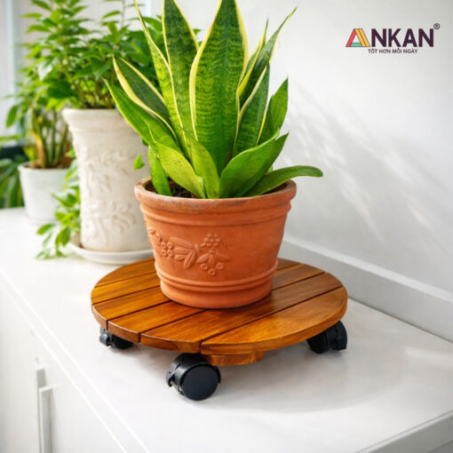 Đế Chậu Cây Có Bánh Xe