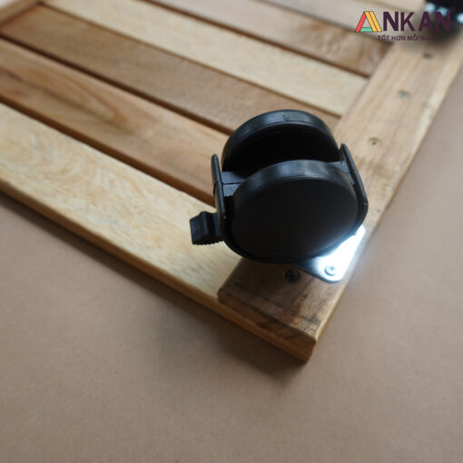Đế Chậu Cây Có Bánh Xe 35cm Vuông Vàng - Hình ảnh 4