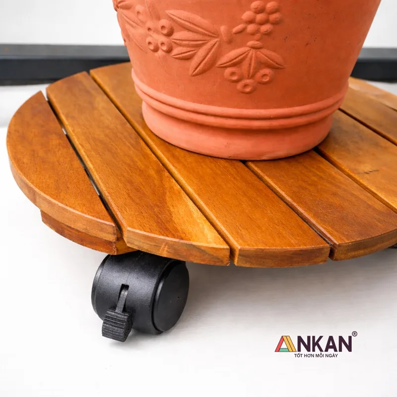 Đế Chậu Cây Có Bánh Xe Thiết Kế Mới 35cm - Ảnh 6