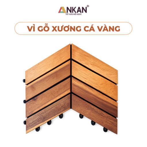 Gỗ Lót Sàn Ban Công Dạng Vỉ Xương Cá Mới Nhất