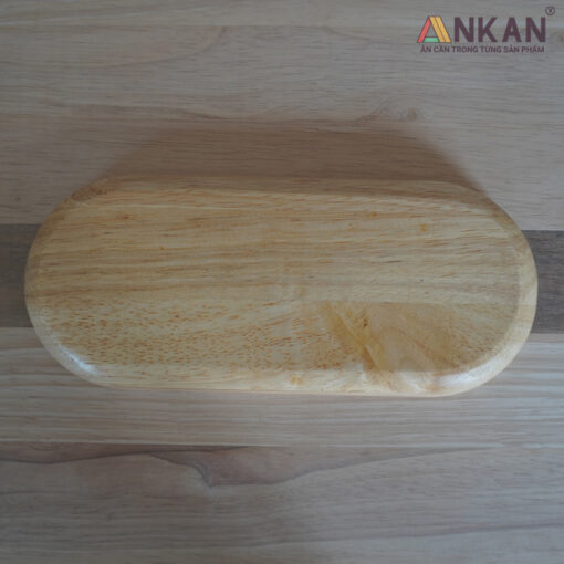 Khay Gỗ Tròn Oval Kết Hợp Ngăn Đựng Chén Chấm - Hình ảnh 6