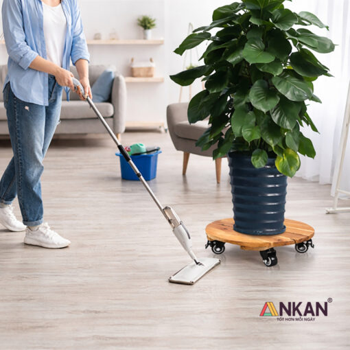 Alternative view of Đế Chậu Cây Cảnh Có Bánh Xe Cao Cấp 30cm, Tải 120Kg