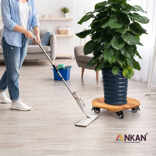 Alternative view of Đế Chậu Cây Cảnh Có Bánh Xe Cao Cấp 30cm, Tải 120Kg