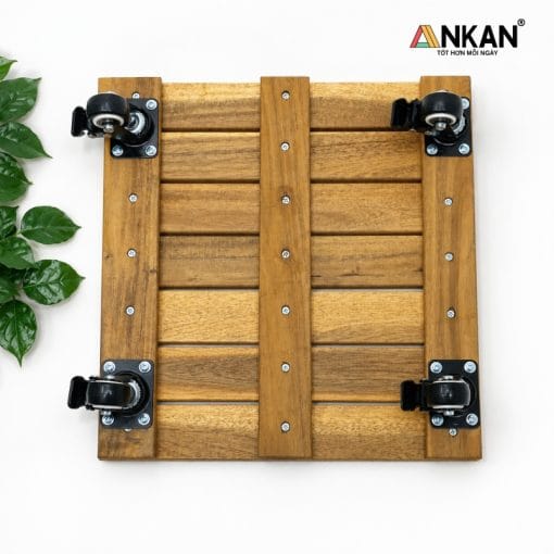 Đế Lót Chậu Cây Có Bánh Xe Cao Cấp Vuông 35cm - Ảnh 5