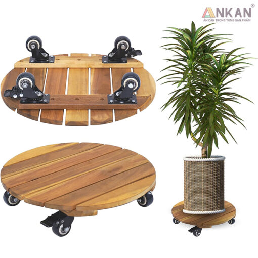 Đế Lót Chậu Hoa Cây Cảnh D40cm, Siêu bền, Tải 150Kg - Hình ảnh 2