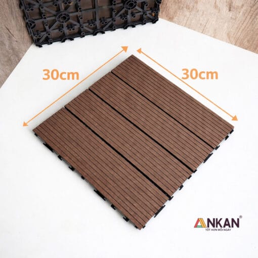 Alternative view of Miếng Lót Sàn Nhựa Composite Cao Cấp Màu Nâu
