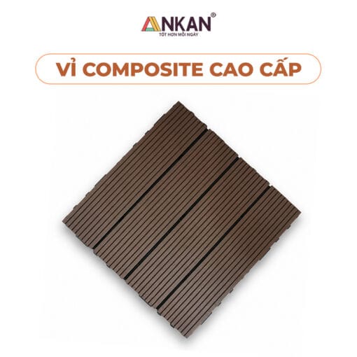 Miếng Lót Sàn Nhựa Composite Cao Cấp Màu Nâu