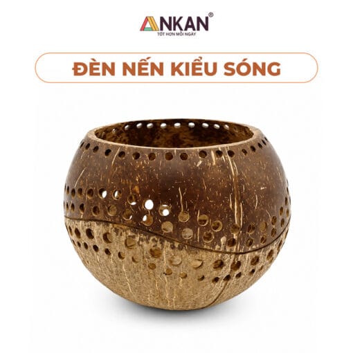 Đèn Gáo Dừa Đựng Nến Tealight Handmade