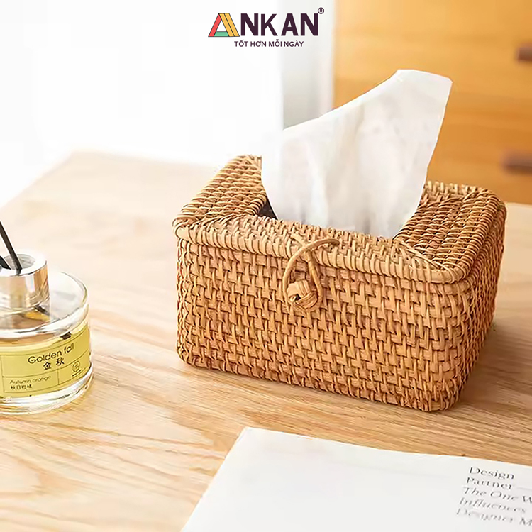 Hộp Đựng Khăn Giấy Mây Tre Đan Tự Nhiên 6 Hộp Đựng Khăn Giấy Mây Tre Đan Tự Nhiên - Ảnh 6