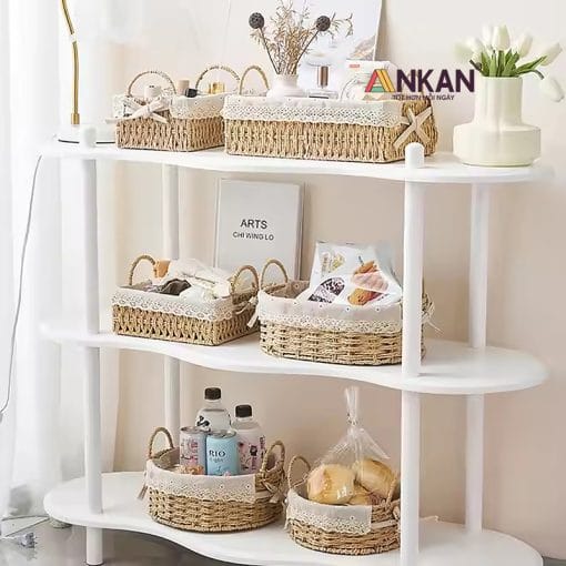 Giỏ Đựng Đồ Ăn Vặt Có Quai Hình Bầu Dục 8 gio dung 31