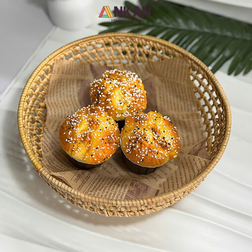 Rổ Mây Tre Đan Thưa Thủ Công Tinh Xảo - Ảnh 5