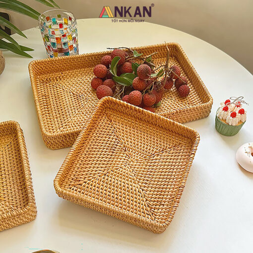 Alternative view of Bộ 3 Món Rổ Decor Mây Tre Tự Nhiên Thủ Công