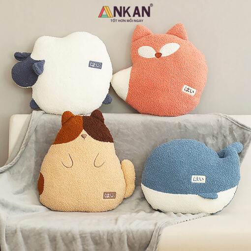 Bộ Chăn Gối Văn Phòng Phong Cách Nhật Bản 7 chan goi 13