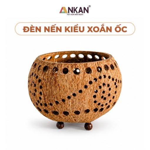 Đèn Nến Kiểu Xoắn Ốc Thích Hợp Decor Trang Trí