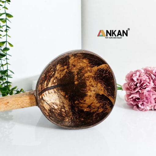 Alternative view of Mui Gáo Dừa Cán Gỗ Vá Múc Nước Handmade