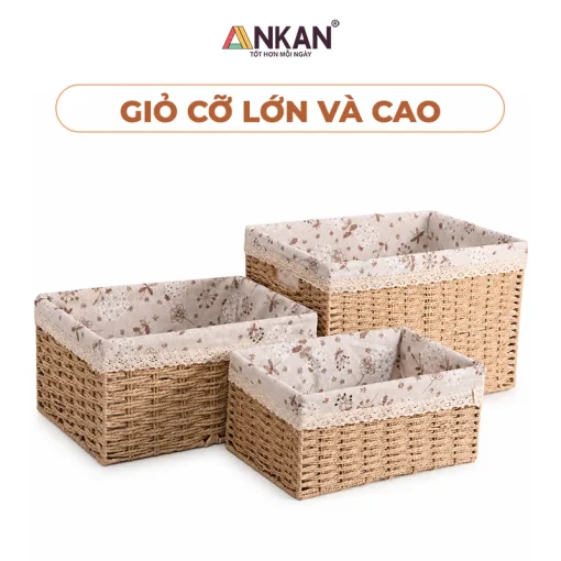 giỏ đựng đồ cỡ lớn ANKAN - ảnh sản phẩm 1