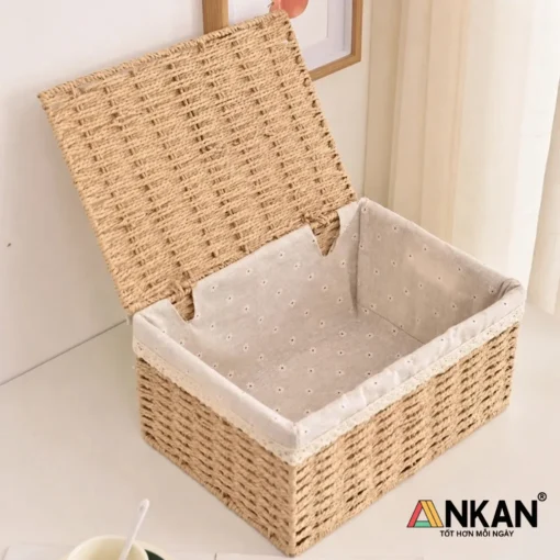 giỏ đựng đồ có nắp - ảnh sản phẩm 1