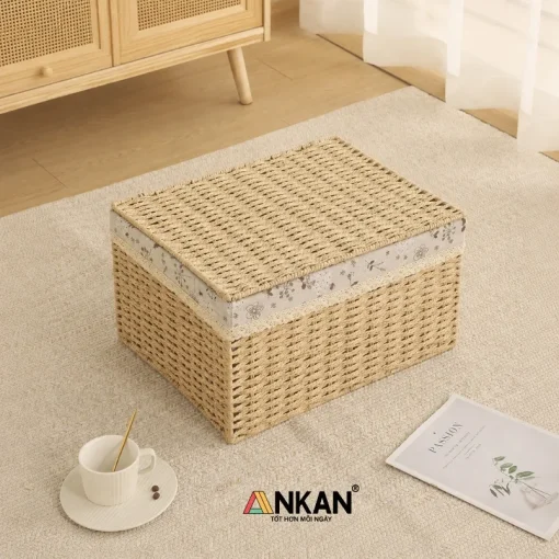 Giỏ Đựng Đồ Dáng Cao Có Nắp - ảnh sản phẩm 8