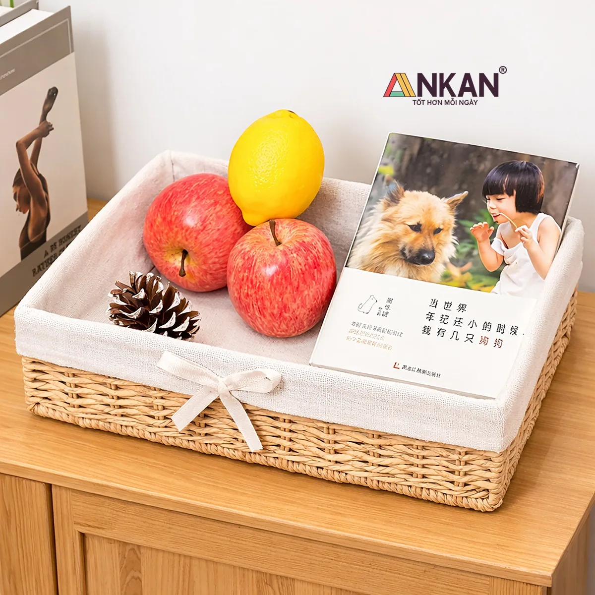 Giỏ Đựng Đồ Dáng Thấp ANKAN – Lót Vải Nơ, 4 Kích Thước 19 Thông số Giỏ Đựng Đồ Dáng Thấp ANKAN – Lót Vải Nơ, 4 Kích Thước