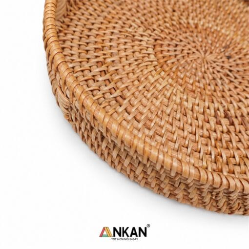 Khay mây tròn ANKAN30cm35cm - góc nhìn 4