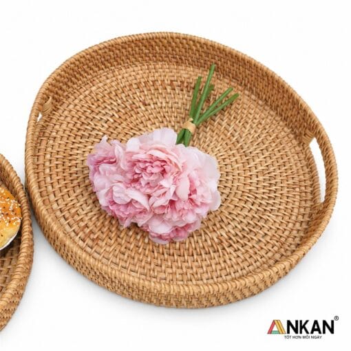 Khay mây tròn ANKAN30cm35cm - góc nhìn 6