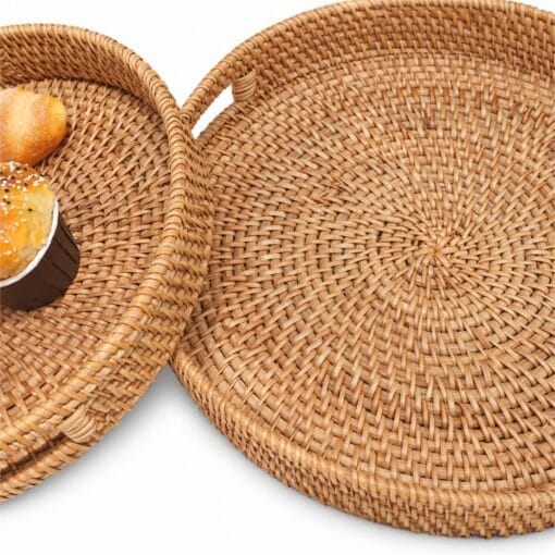 Khay mây tròn ANKAN30cm35cm - góc nhìn 7