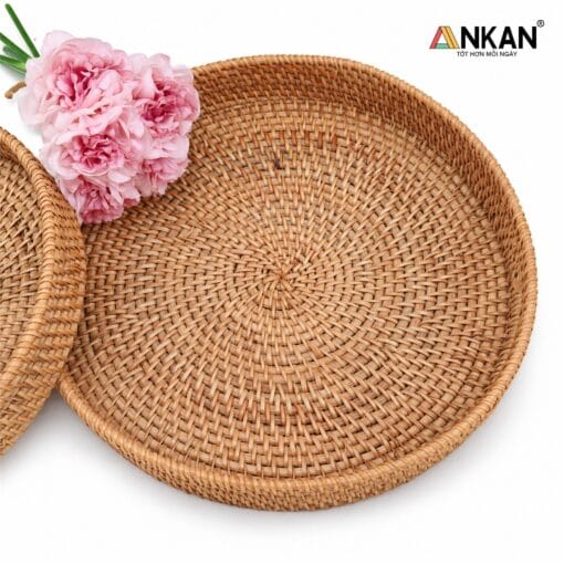 Khay mây tròn ANKAN30cm35cm - góc nhìn 8