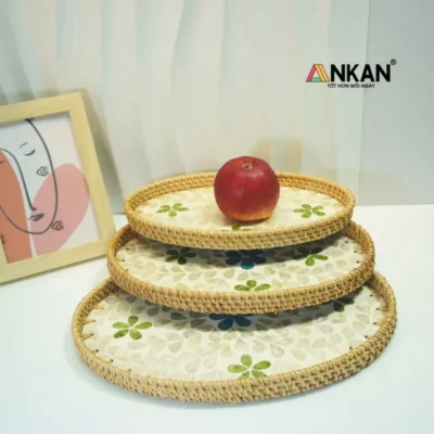 khay mây khảm trai - ảnh sản phẩm 5