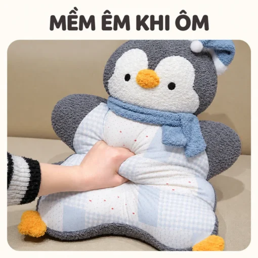 chăn gối văn phòng hình chim cánh cụt - ảnh sản phẩm 7