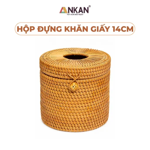 hộp khăn giấy hình tròn - ảnh sản phẩm 1
