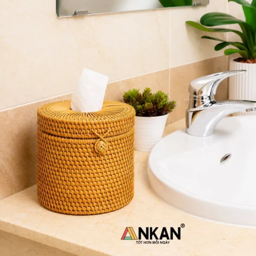 hộp khăn giấy hình tròn - ảnh sản phẩm 5