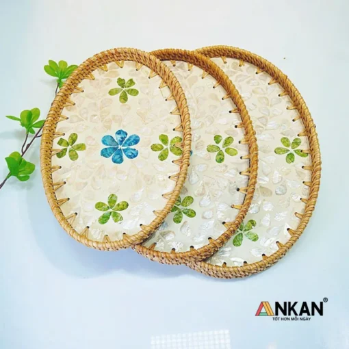 khay mây khảm trai - ảnh sản phẩm 9