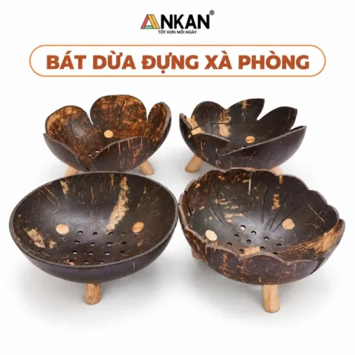 bát dừa đựng xà phòng - ảnh sản phẩm 1