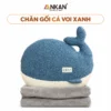 Chăn Gối Văn Phòng 3 Trong 1 Cá Voi Xanh ANKAN 22 chăn gối văn phòng - ảnh sản phẩm 1
