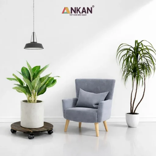 Đế Chậu Cây Tròn Đen 35cm – Tải 60kg - ảnh thực tế 1