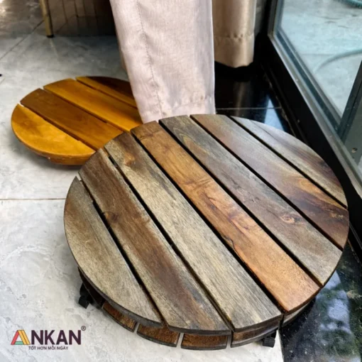 Đế Chậu Cây Tròn Đen 35cm – Tải 60kg - ảnh thực tế 3