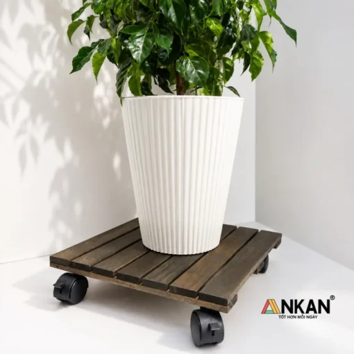 Đế Chậu Cây Vuông Đen 35cm – Tải 60kg 17 Đế Chậu Cây Vuông Đen 35cm – Tải 60kg - ảnh thực tế 8