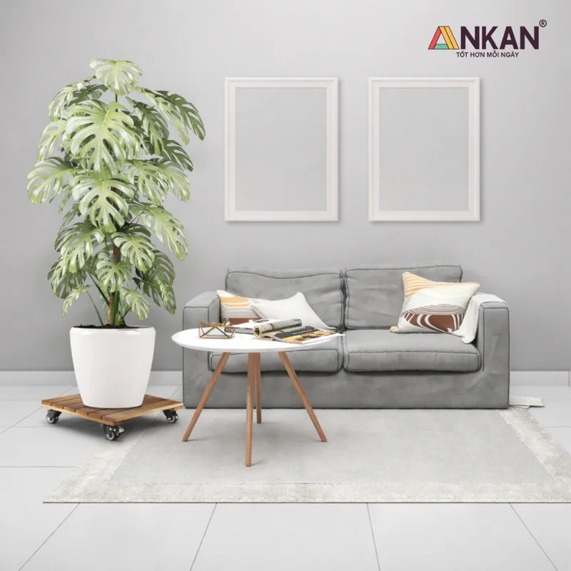 Đế Chậu Cây Vuông Vàng 35cm – Tải 120kg 5 Đế Chậu Cây Vuông Vàng 35cm – Tải 120kg - ảnh thực tế 4