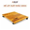 Đế Chậu Cây Vuông Vàng 45cm – Tải 120kg nền trắng, logo ANKAN