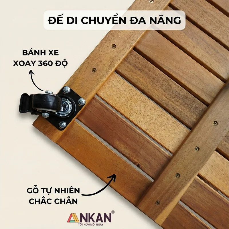 Đế Chậu Cây Vuông Vàng 40cm – Tải 120kg 2 Đế Chậu Cây Vuông Vàng 40cm – Tải 120kg - ảnh thực tế 1