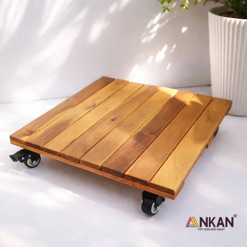 Đế Chậu Cây Vuông Vàng 40cm – Tải 120kg 5 Đế Chậu Cây Vuông Vàng 40cm – Tải 120kg - ảnh thực tế 4