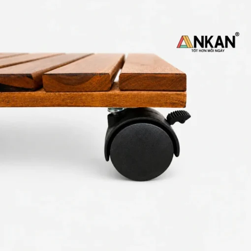 Đế Chậu Cây Vuông Vàng 30cm – Tải 60kg - ảnh thực tế 2